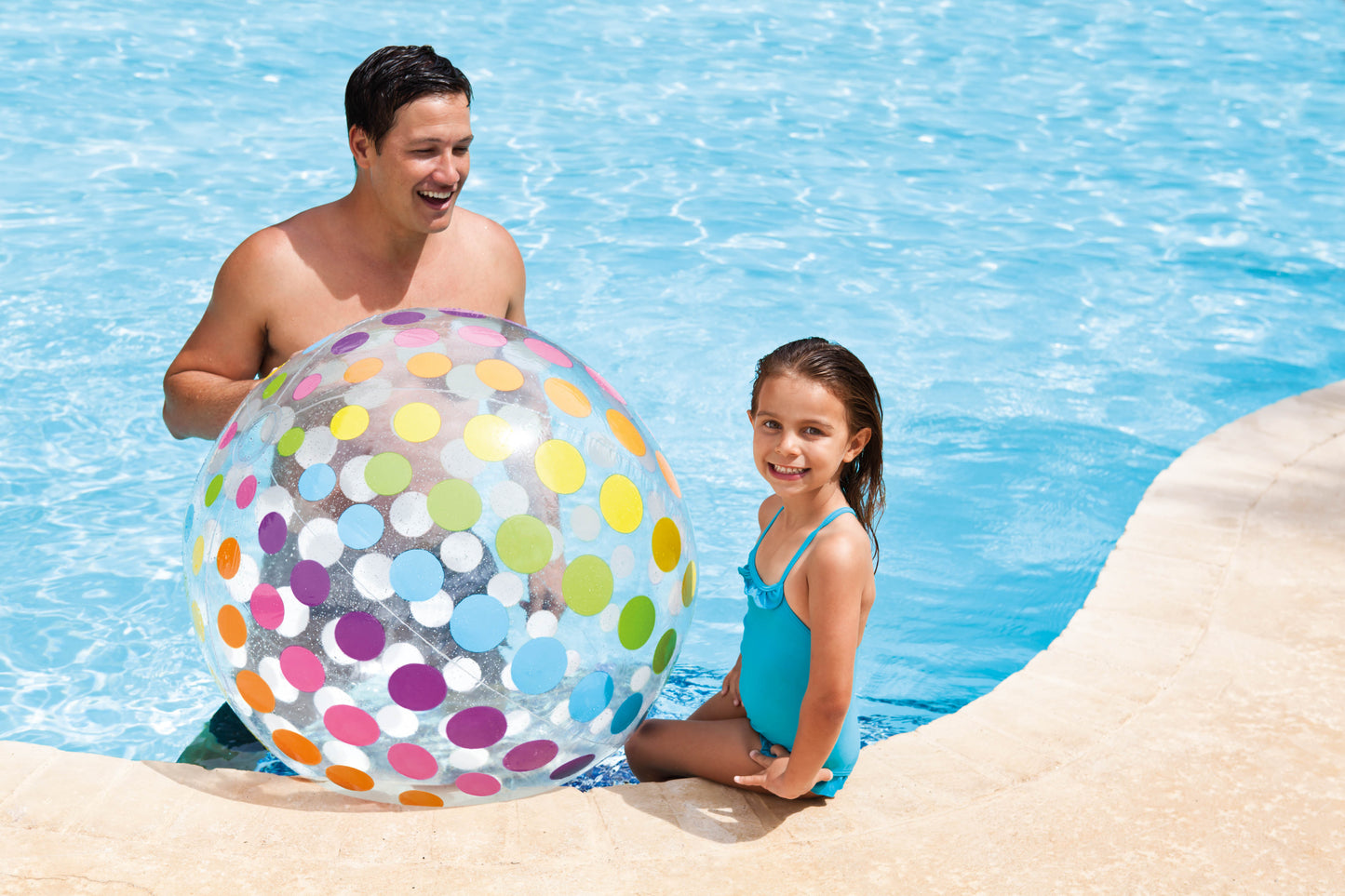 Pelota de Playa Inflable Intex Gigante (107 cm) - 59065NP