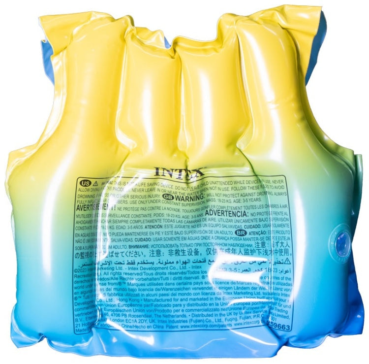 Chaleco Inflable Salvavidas Azul