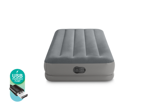 Colch\?n inflable individual Standard Prestige Mid-Rise Twin con inflador USB