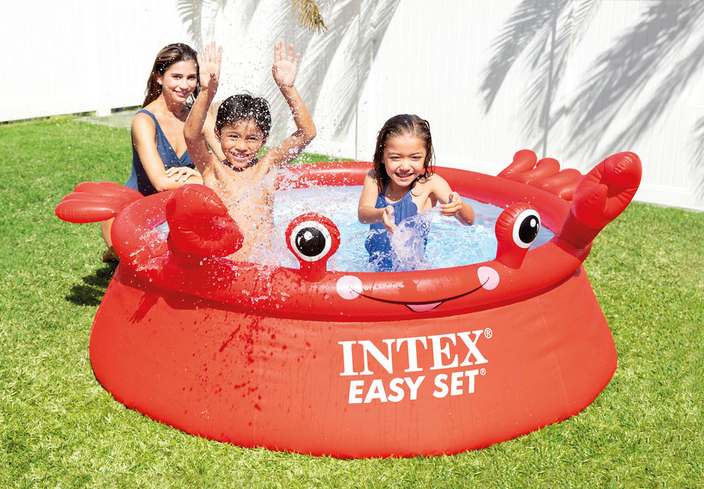 Piscina Inflable Intex Armado Fácil Cangrejo Feliz (183 x 51 cm) - 26100NP