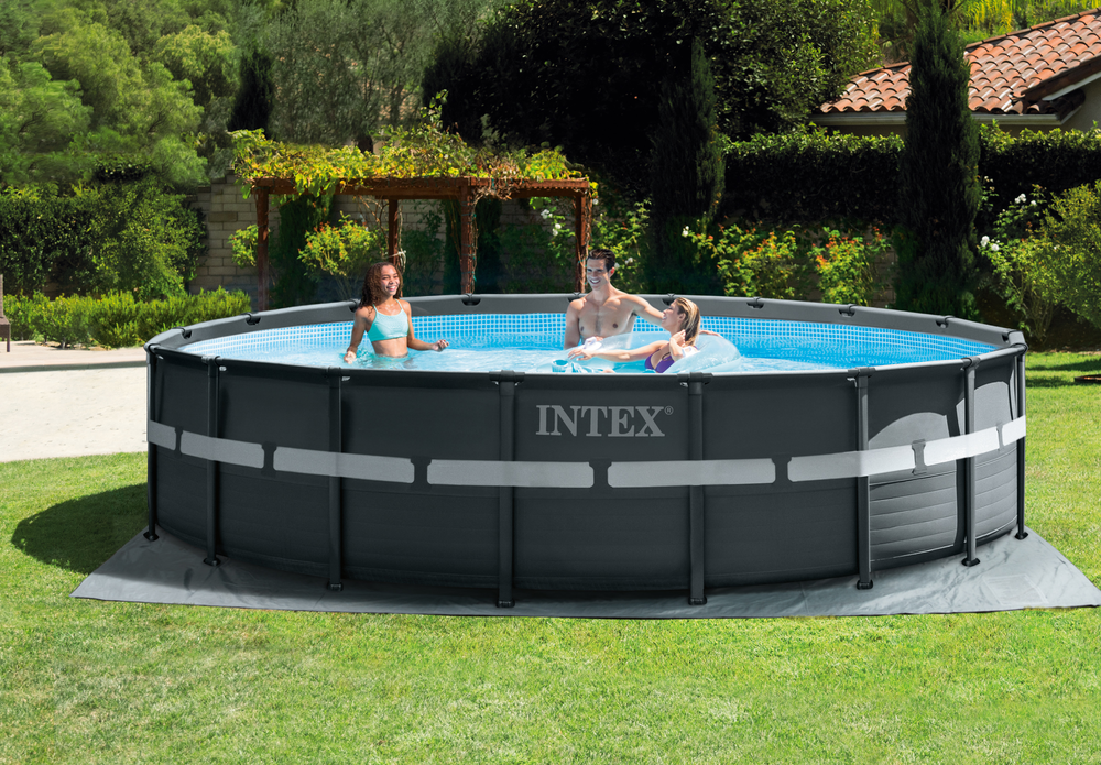 Piscina Estructural Intex 26330 Ultra XTR Frame (549x132 cm) con Filtro y Escalera