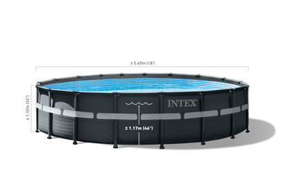 Piscina Estructural Intex 26330 Ultra XTR Frame (549x132 cm) con Filtro y Escalera