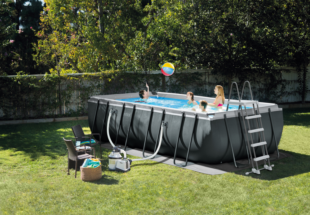 Piscina Estructural Rectangular Intex 26356 Ultra XTR (549x274x132 cm) Full Set