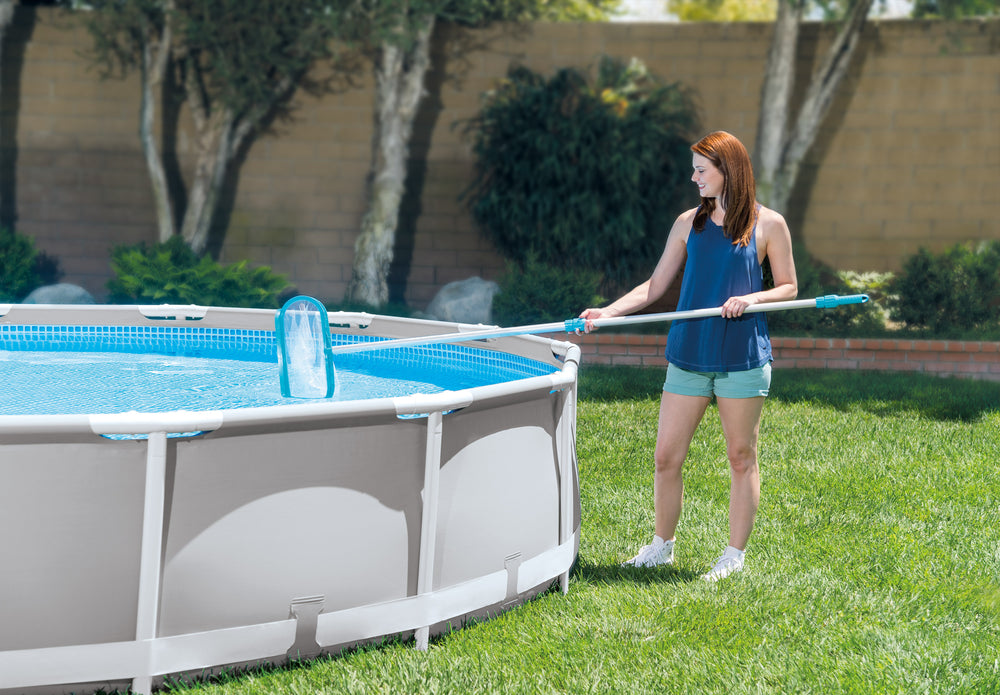Kit de Mantenimiento Deluxe Intex 28003 para Piscinas (Mango Telescópico y Aspiradora)