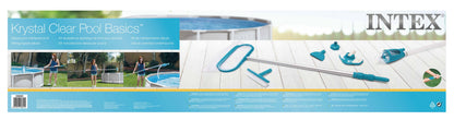 Kit de Mantenimiento Deluxe Intex 28003 para Piscinas (Mango Telescópico y Aspiradora)