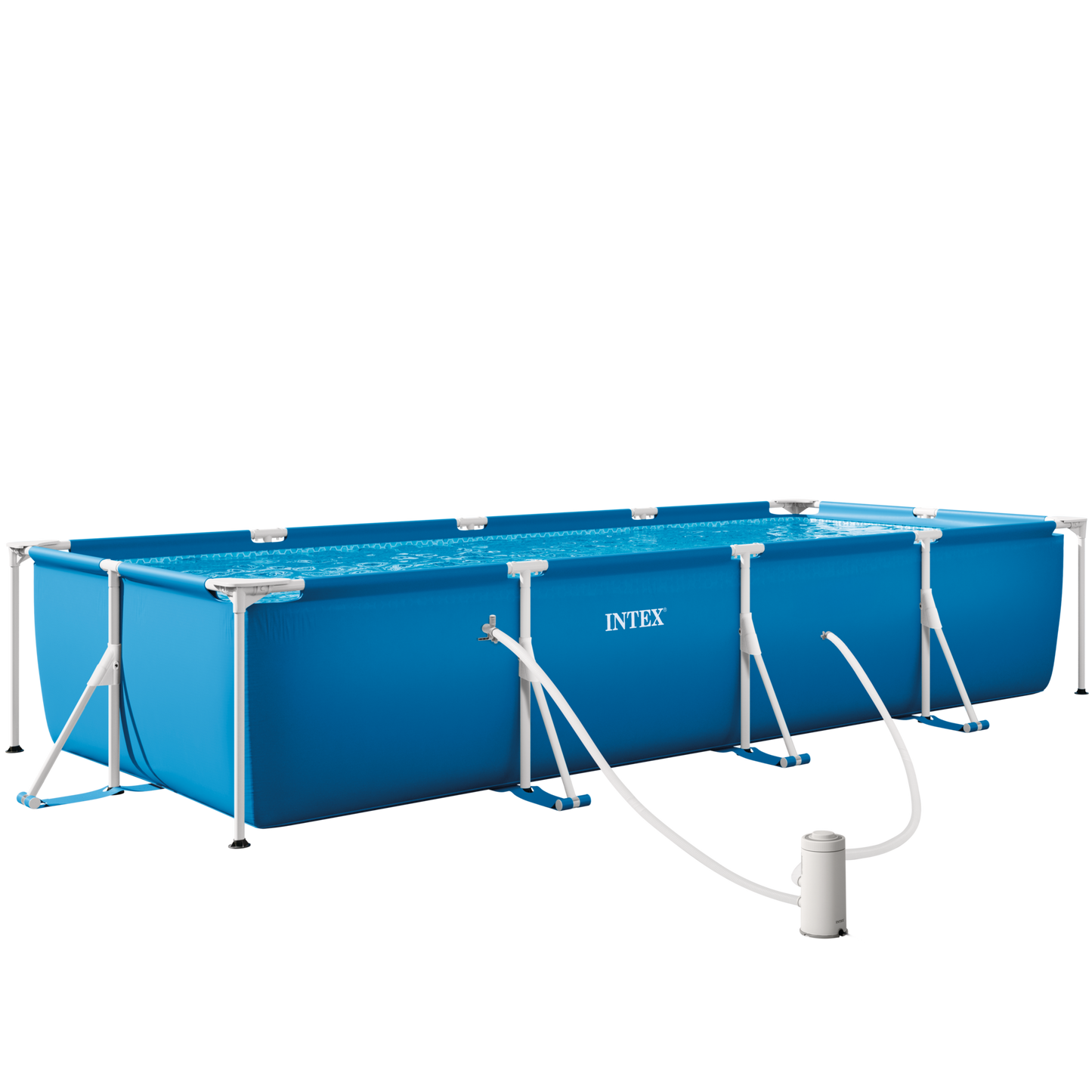 Piscina Estructural Intex Estructura Rectangular (450 x 220 x 84 cm) - 28274NP