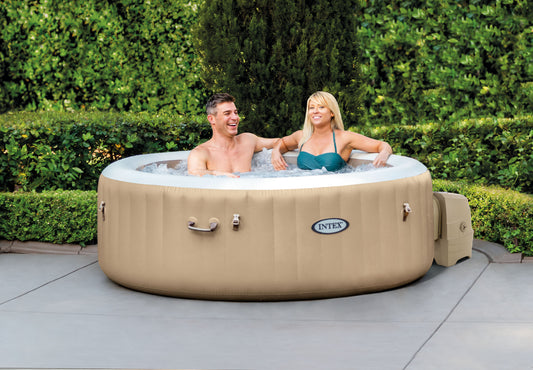 Spa Inflable Intex Spa Puro de Masaje con Burbujas para 4 Personas (196 x 71 cm) - 28426