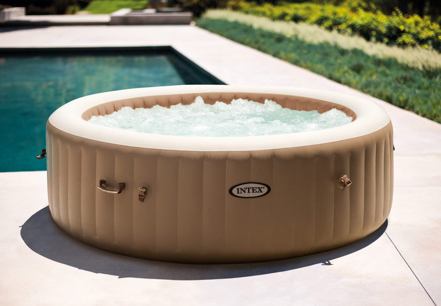 Spa Inflable Intex PureSpa Bubble Massage para 4 Personas (196 x 71 cm) - 28428