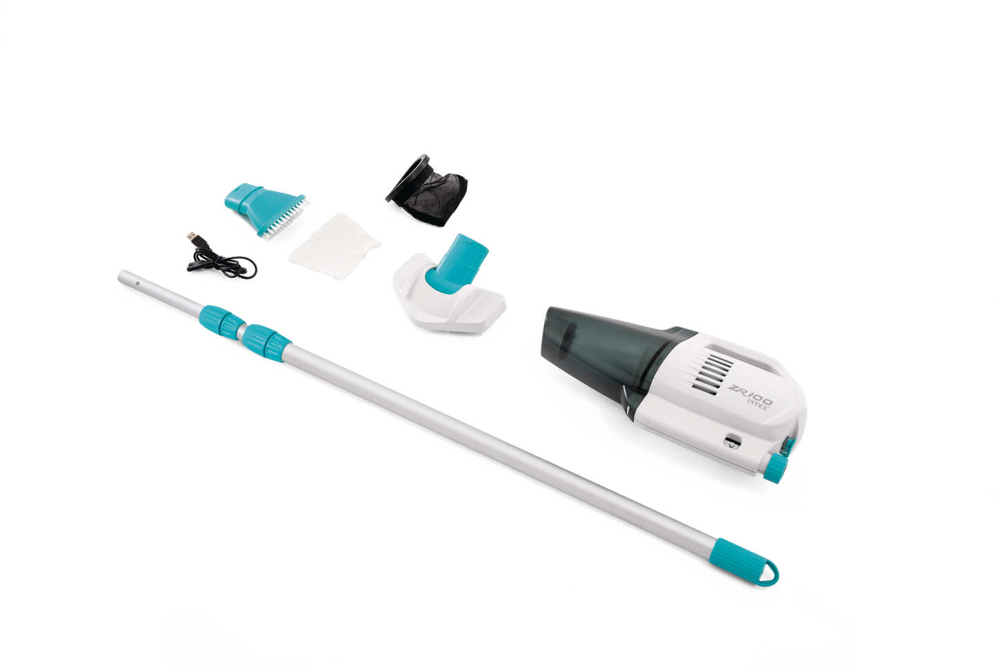 Aspiradora Limpiafondos Inalámbrica Intex 28626 con Brazo Telescópico