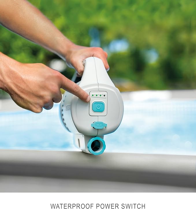 Aspiradora Limpiafondos Inalámbrica Intex 28628 ZR200 Recargable