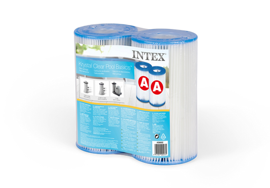 Pack De 2 Cartuchos De Filtro Intex Tipo A