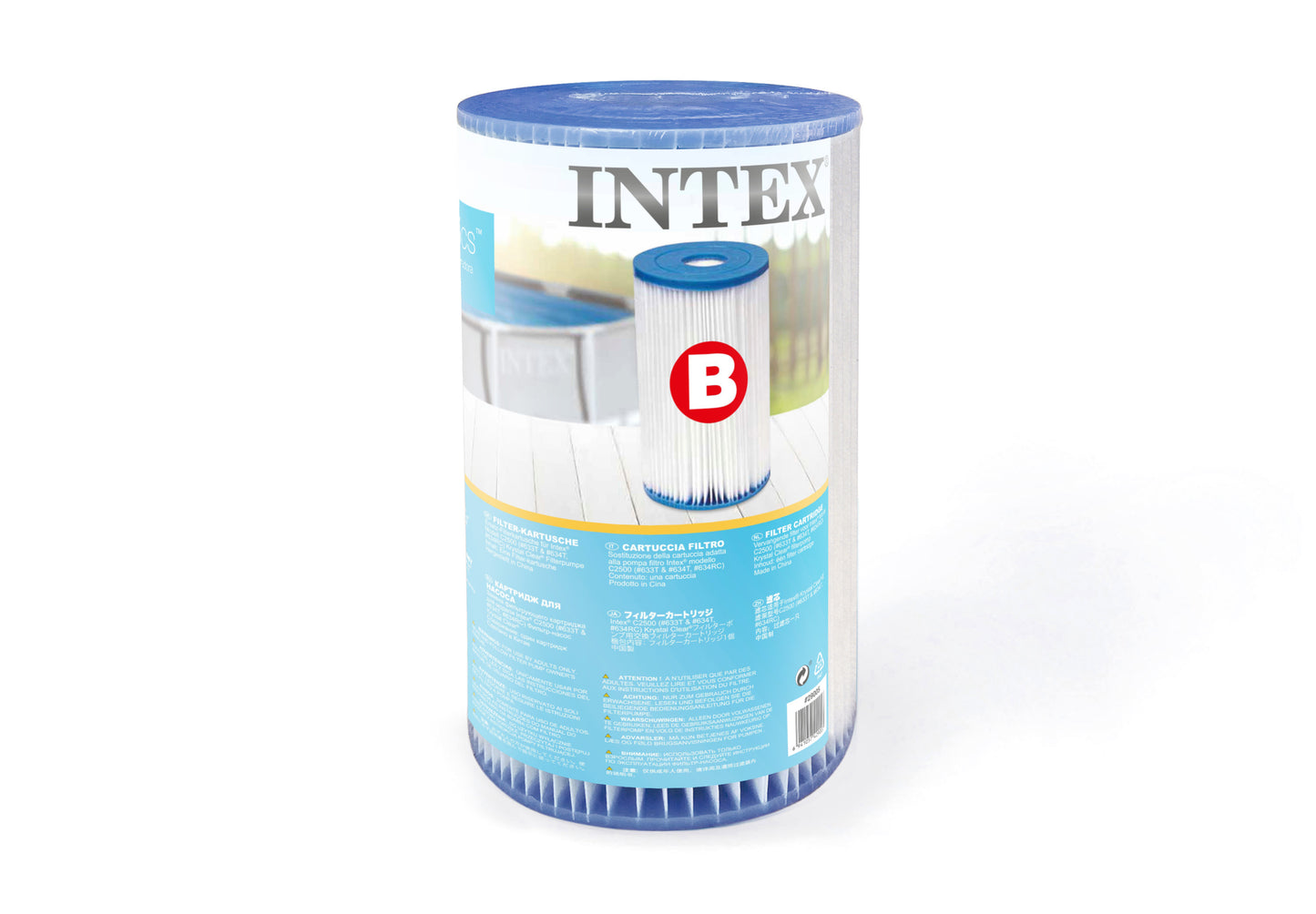 Cartucho de Filtro Tipo B Intex para Bombas de Filtración - 29005