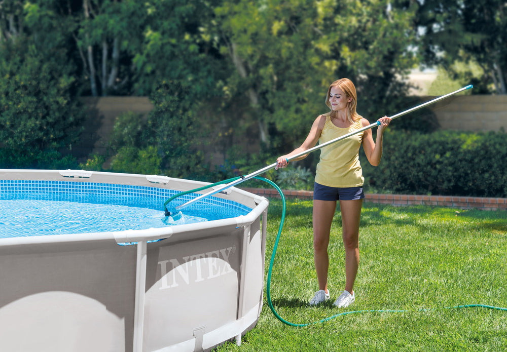 Kit de Limpieza Básico Intex 29056 para Piscinas (Saca Hojas y Cepillo)