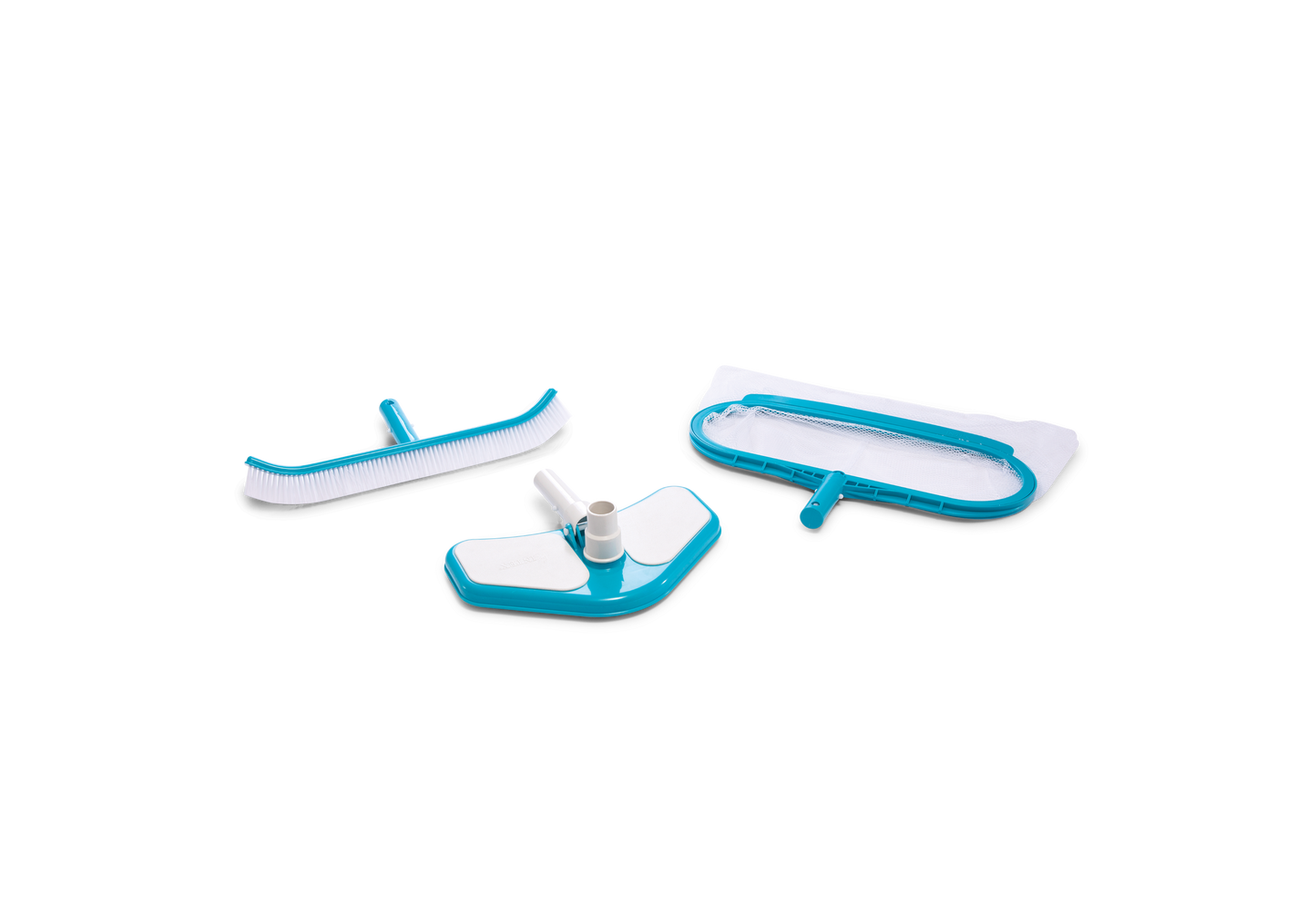 Kit de limpieza Deluxe INTEX para piscinas con recoge hojas, cepillo y cabezal