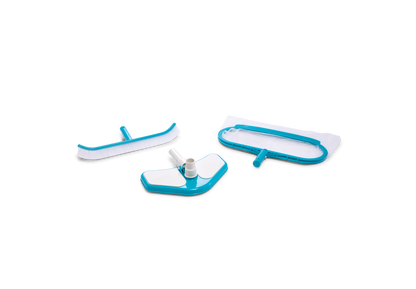 Kit de limpieza Deluxe INTEX para piscinas con recoge hojas, cepillo y cabezal