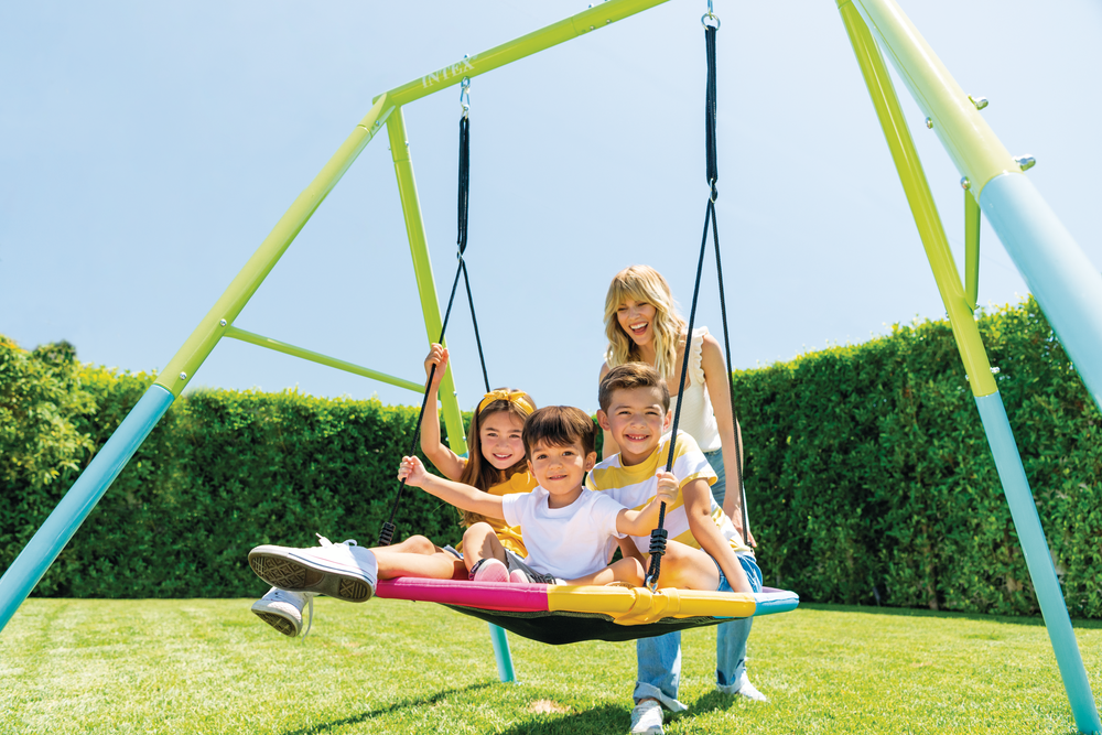 Juego de Patio Columpio Nido 2.03mx2.54mx2.11m
