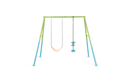 Juego de Patio 2 en 1 columpio y rocker 2.51mx2.54mx2.11m