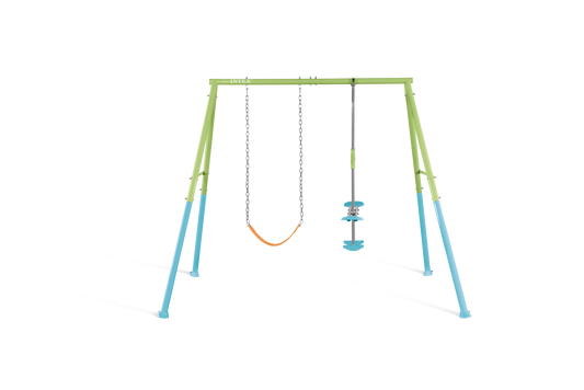 Juego de Patio 2 en 1 columpio y rocker 2.51mx2.54mx2.11m