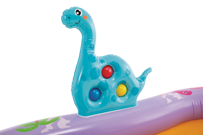 Piscina Centro de Juegos Inflable Intex 56139 Dino Park con Tobogán (201x157 cm)