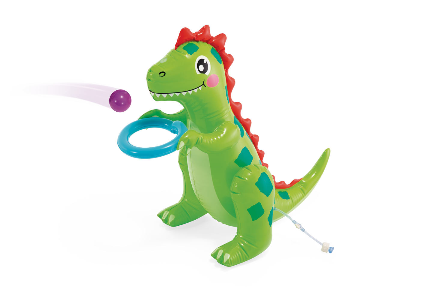 Piscina Centro de Juegos Inflable Intex 56139 Dino Park con Tobogán (201x157 cm)
