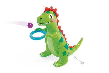 Piscina Centro de Juegos Inflable Intex 56139 Dino Park con Tobogán (201x157 cm)