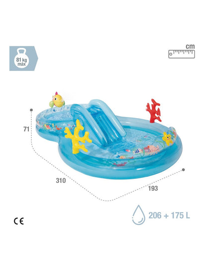 Playcenter bajo el mar con tobogan