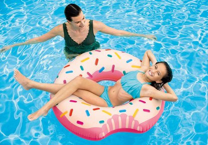 Flotador Inflable Circular Intex Dona Arcoíris (107 cm) - 56265NP