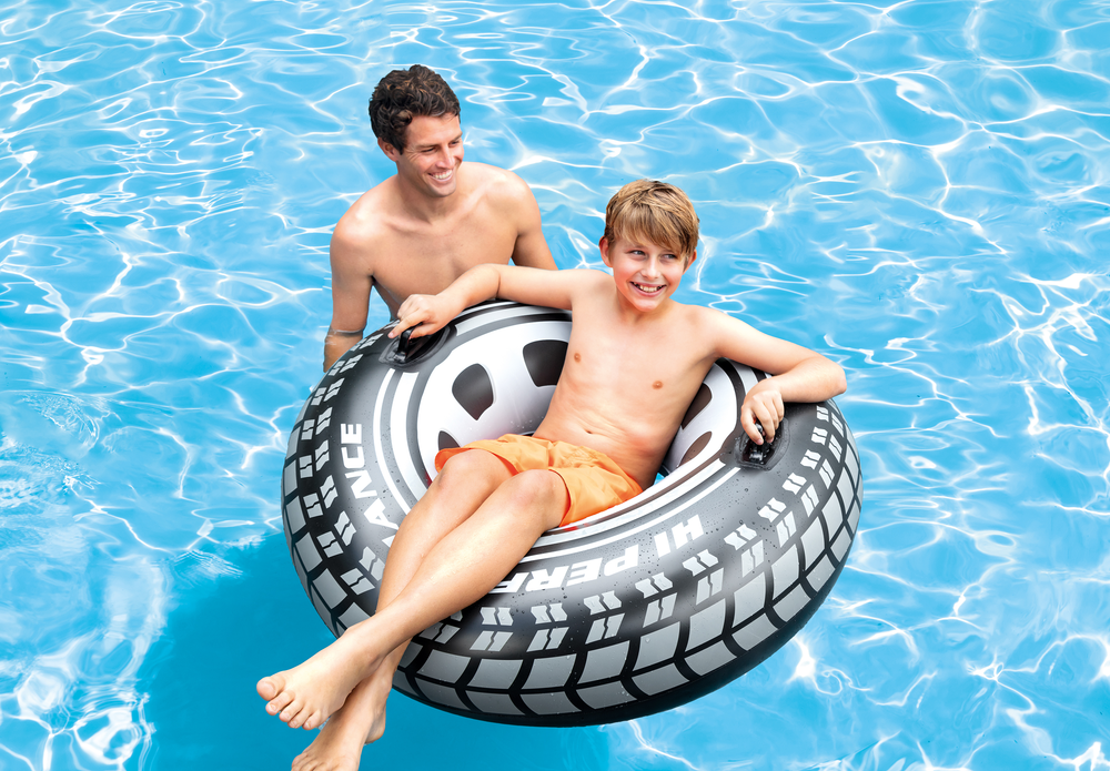 Flotador Inflable Circular Intex Camión Monstruo (114 cm) - 56268NP