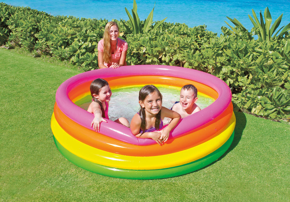 Piscina Inflable Circular Intex Sunset Glow para Niños (168 x 46 cm) - 56441NP
