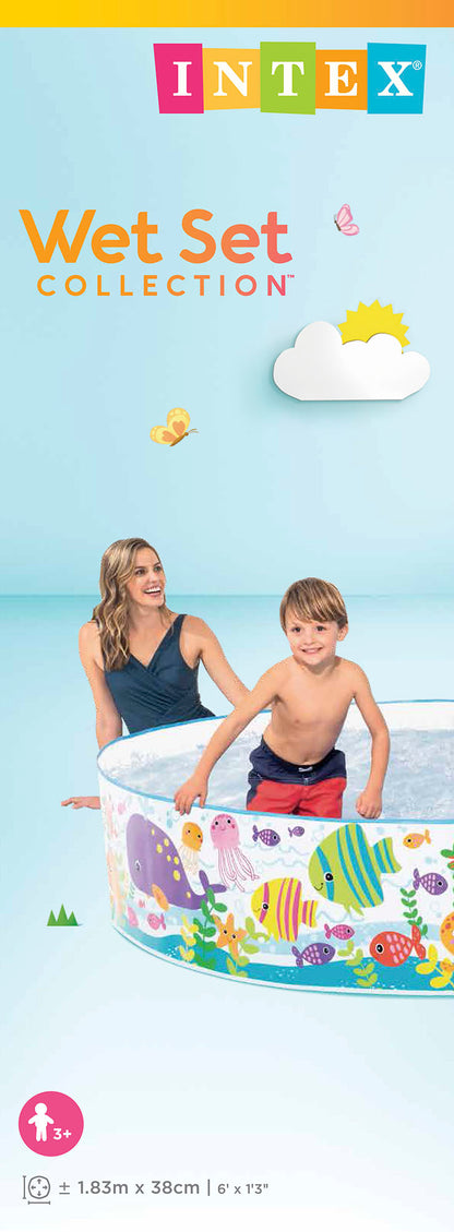 Piscina Infantil Rígida Intex Ocean Play Snapset (183 x 38 cm) - 56452NP