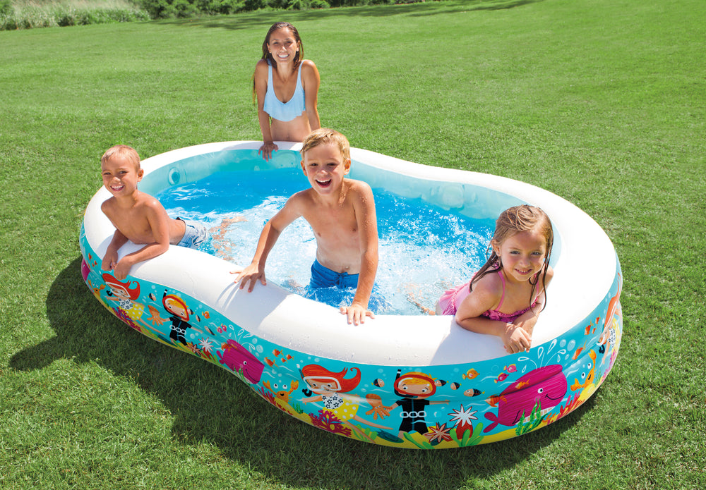 PISCINA INFLABLE 2.62m x 1.60m x 46cm