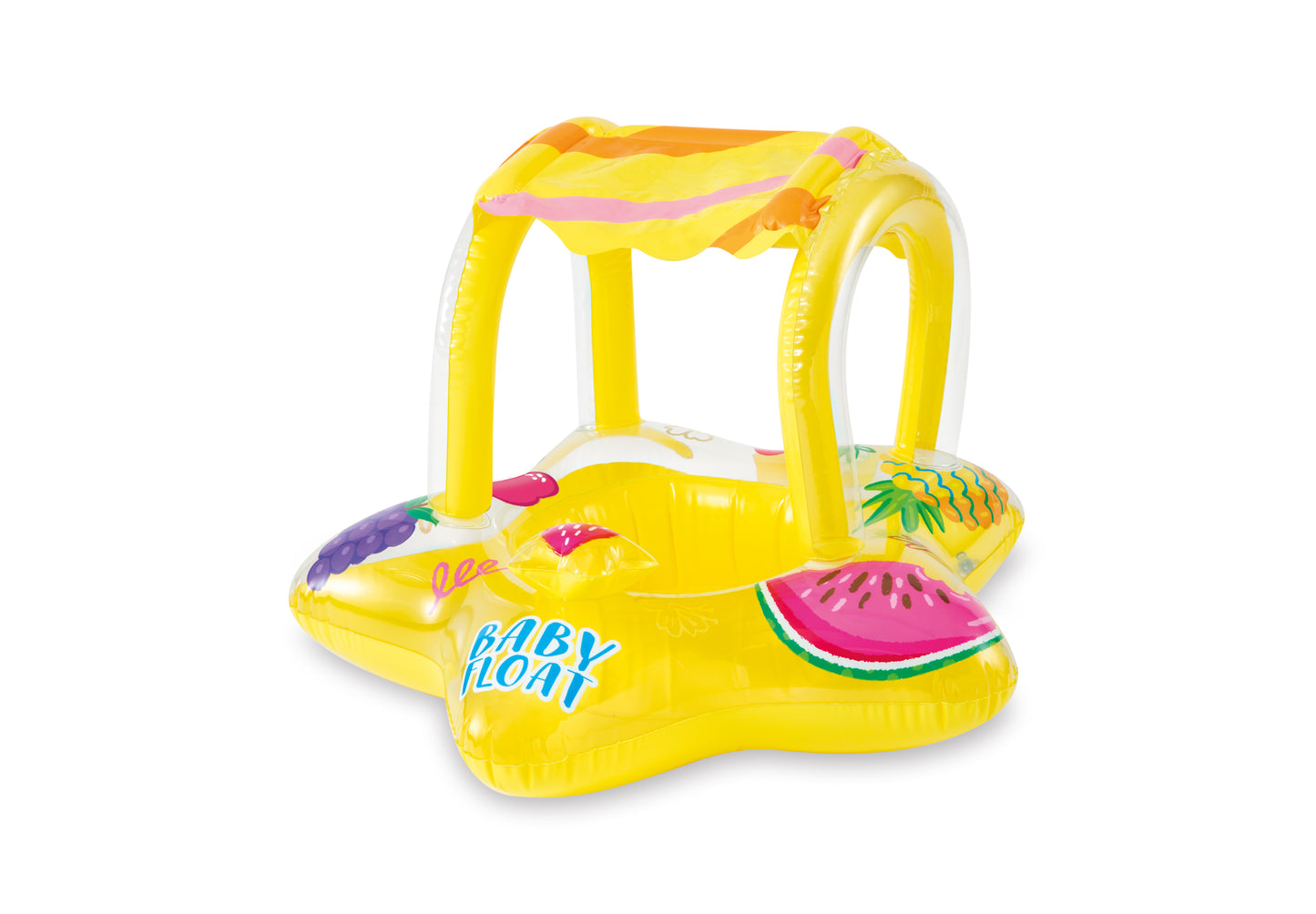 Flotador Inflable con Techo Intex Flotador Infantil Estrella para Bebés (81 x 79 cm) - 56573NP