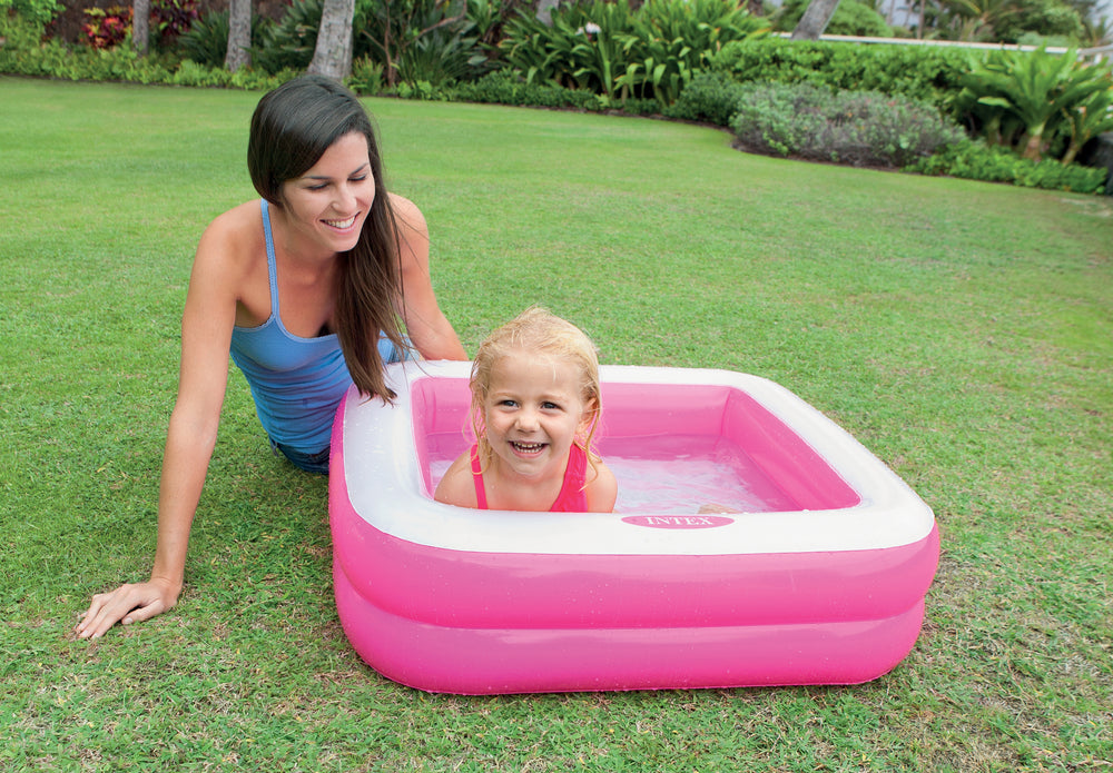 Piscina Inflable Cuadrada Intex Caja de Juegos para Bebés (85 x 85 x 23 cm) - 57100NP