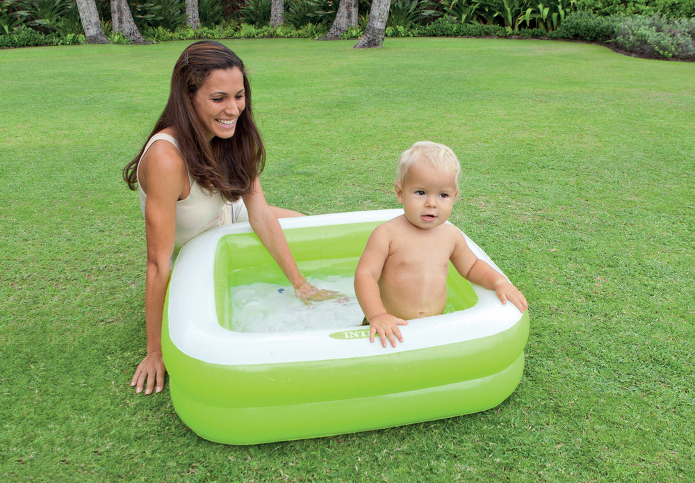Piscina Inflable Cuadrada Intex Caja de Juegos para Bebés (85 x 85 x 23 cm) - 57100NP