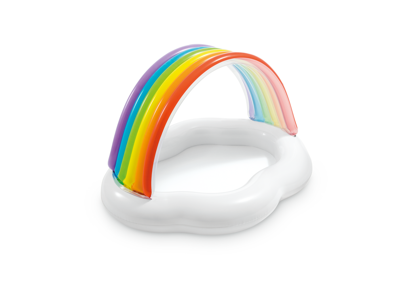 Piscina Inflable para Bebé Intex Nube con Arcoíris y Techo (142 x 119 x 84 cm) - 57141NP