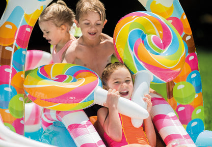 Centro de Juegos Inflable Intex Zona de Dulces con Tobogán para Niños (295 x 191 x 130 cm) - 57149NP