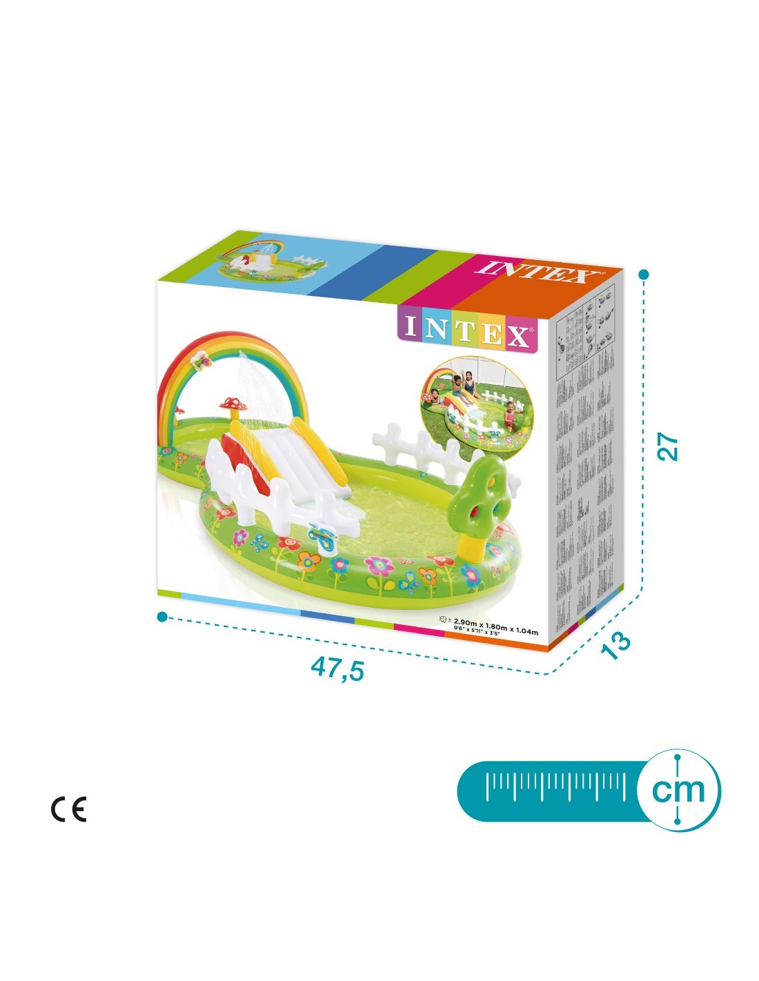 Centro de Juegos Inflable Intex Mi Jardín para Niños (290 x 180 x 104 cm) - 57154NP