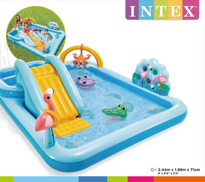 Centro de Juegos Inflable Intex Jungle Adventure para Niños (257 x 216 x 84 cm) - 57161NP