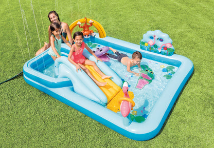 Centro de Juegos Inflable Intex Jungle Adventure para Niños (257 x 216 x 84 cm) - 57161NP