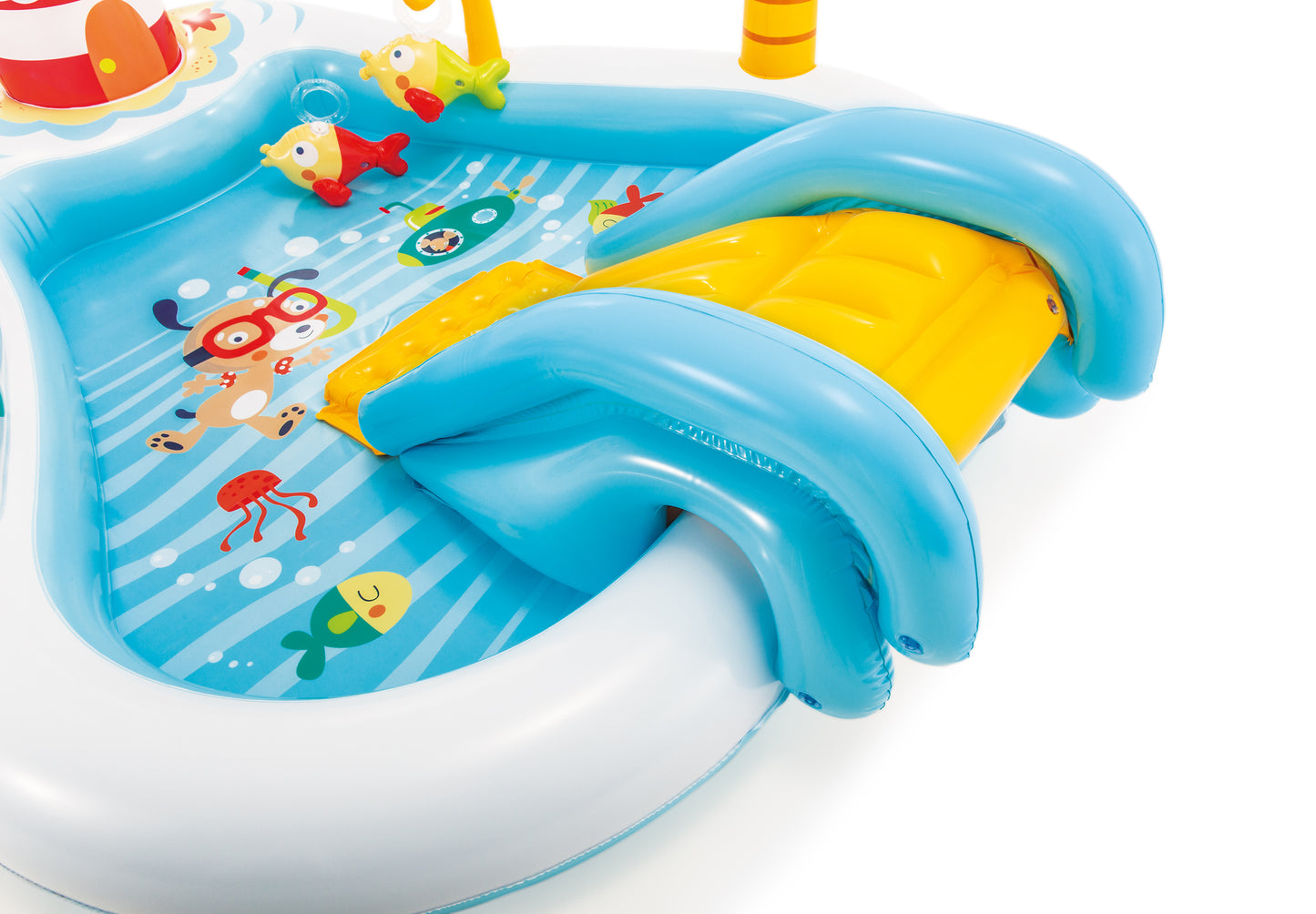 Centro de Juegos Inflable Intex Diversión de Pesca con Tobogán para Niños (218 x 188 x 99 cm) - 57162NP