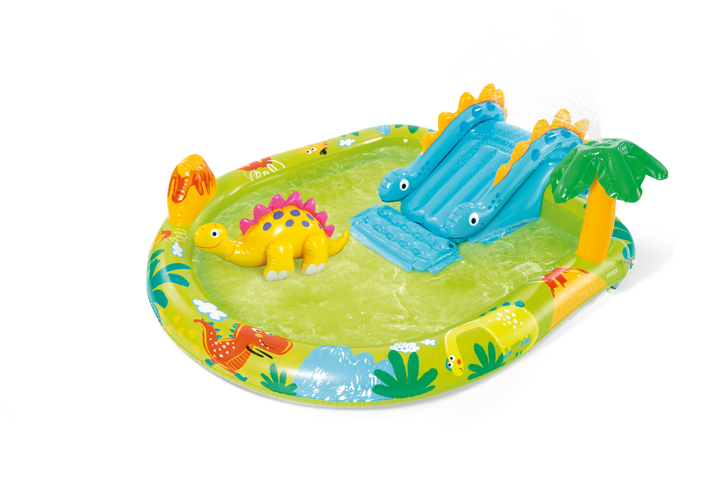 Centro de Juegos Inflable Intex Little Dino con Tobogán para Niños (191 x 152 x 58 cm) - 57166NP