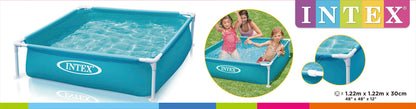 Piscina Estructural Intex Estructura Mini Cuadrada (122 x 122 x 30 cm) - 57173NP