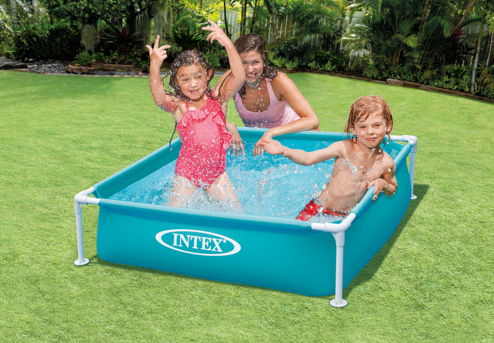 Piscina Estructural Intex Estructura Mini Cuadrada (122 x 122 x 30 cm) - 57173NP