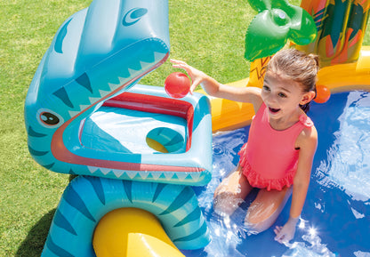 Centro de Juegos Inflable Intex Dinosaurio con Tobogán para Niños (249 x 191 x 109 cm) - 57444NP