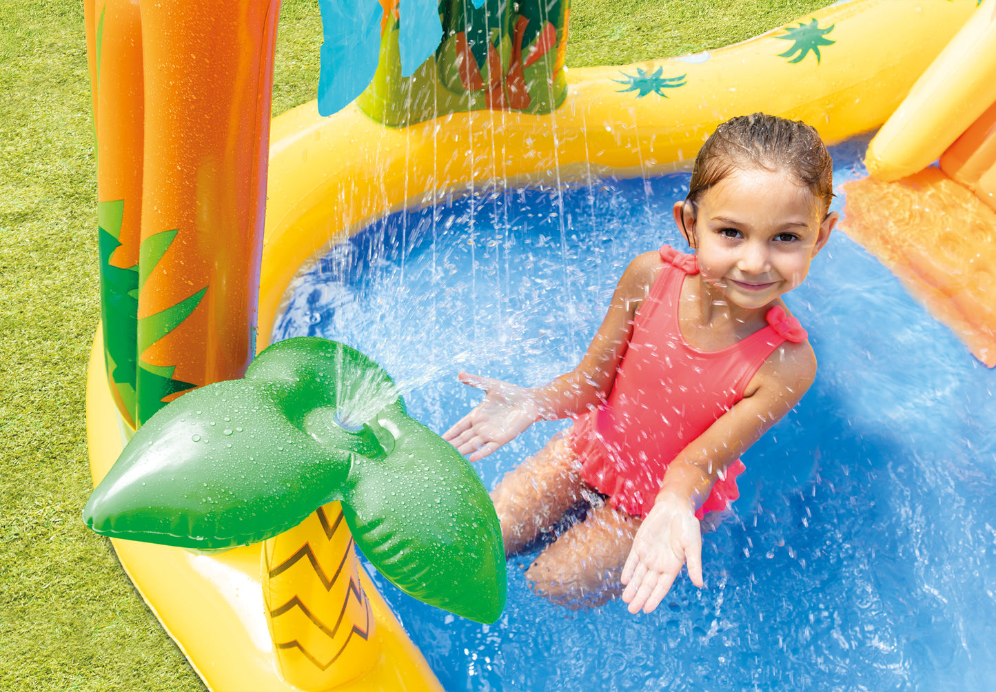 Centro de Juegos Inflable Intex Dinosaurio con Tobogán para Niños (249 x 191 x 109 cm) - 57444NP
