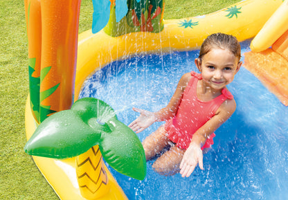 Centro de Juegos Inflable Intex Dinosaurio con Tobogán para Niños (249 x 191 x 109 cm) - 57444NP