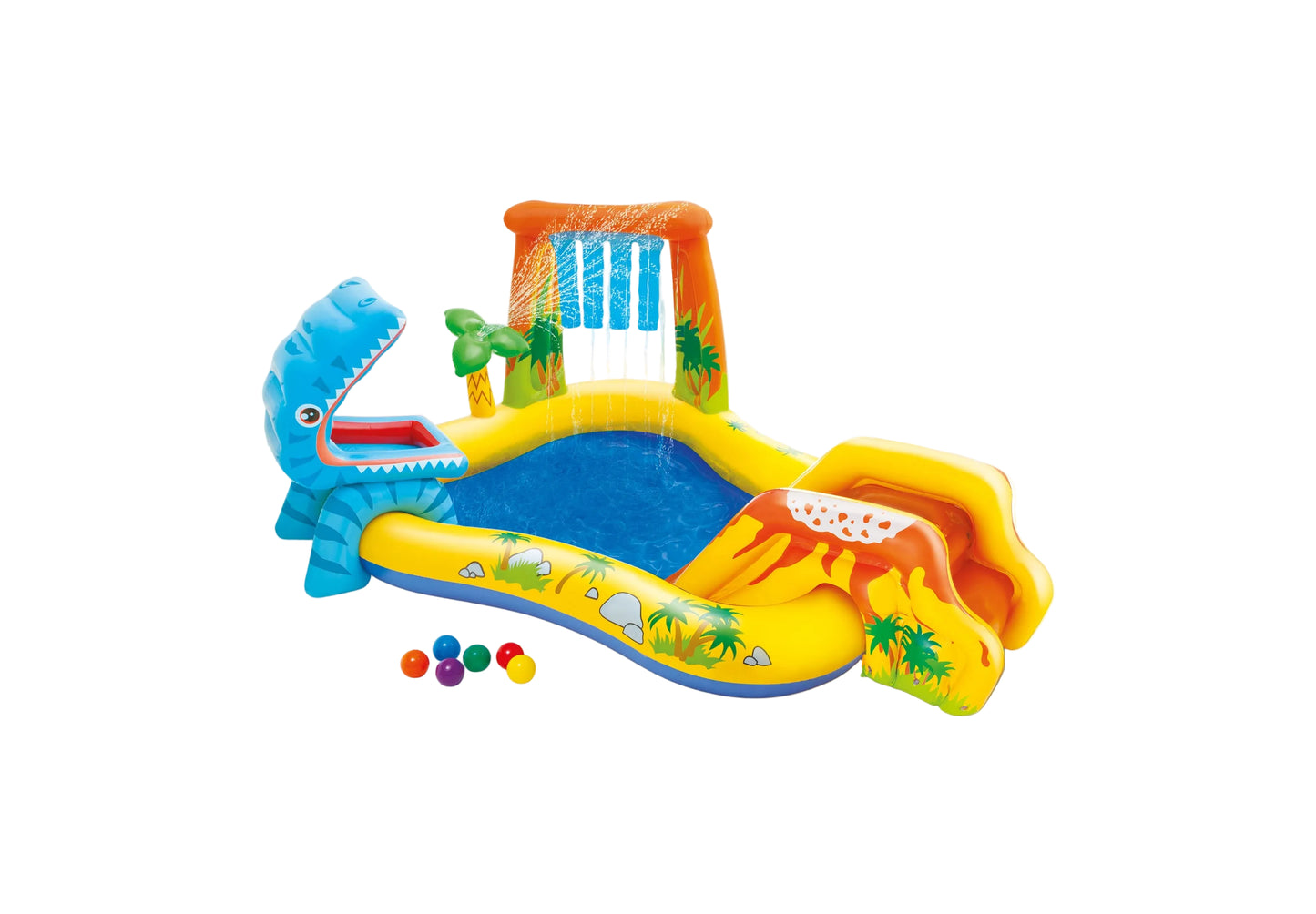 Centro de Juegos Inflable Intex Dinosaurio con Tobogán para Niños (249 x 191 x 109 cm) - 57444NP