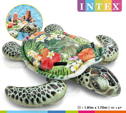 Inflable Montable Intex Tortuga Realista para Niños (191 x 170 cm) - 57555NP