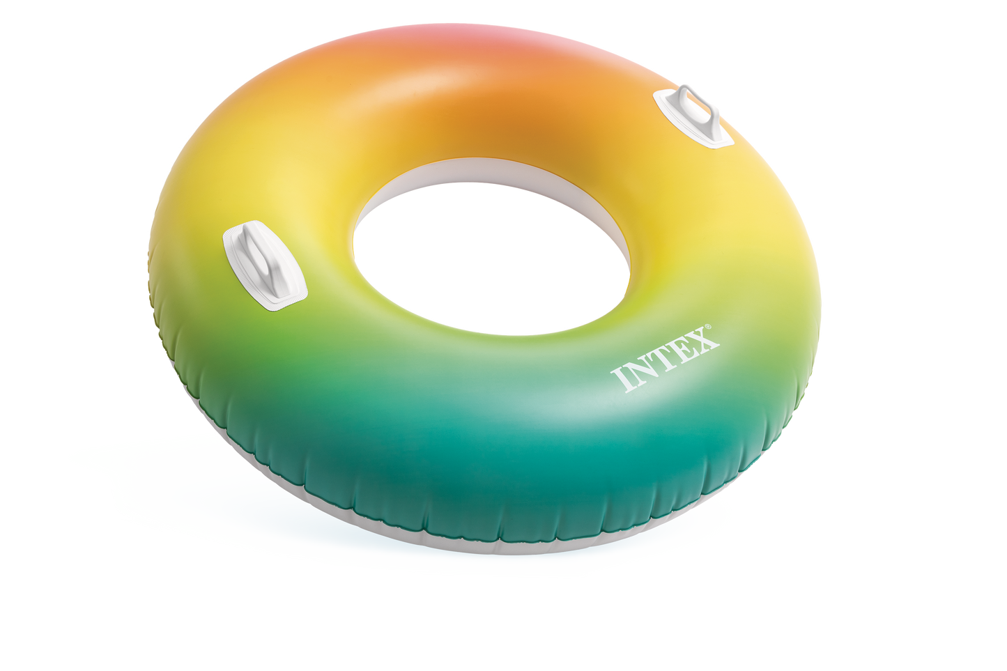 Flotador Inflable Circular Intex Arcoíris (122 cm) - 58202EU