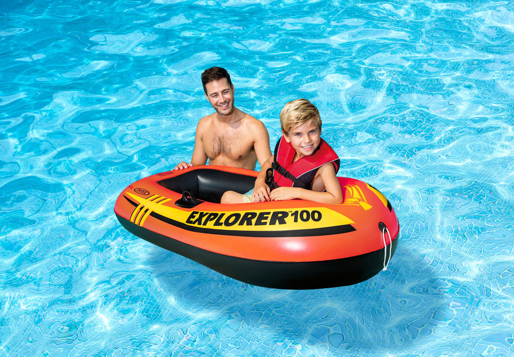 Bote Inflable Intex Explorador 100 para Niños (147 x 84 x 36 cm) - 58329NP